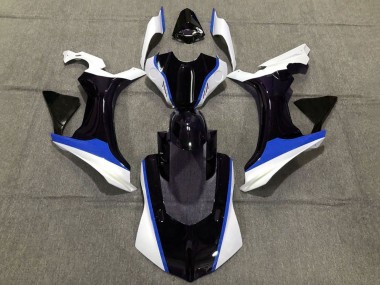 Carenagens Moto Yamaha YZF 1000 R1 2020-2025 - Branco Azul Preto Brilhante