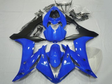 Carenagem Moto Yamaha YZF 1000 R1 2004-2006 - Azul Preto Fosco