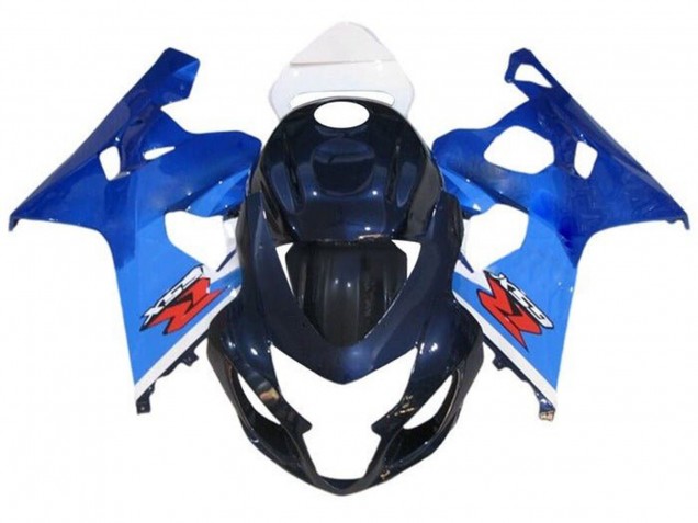 Carenagens Moto Suzuki GSXR 600 / GSXR 750 2004-2005 - Branco Azul Vermelho