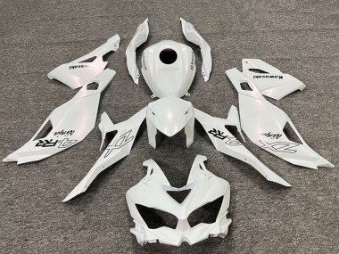 Carenagens Moto Kawasaki ZX4R ZX-4RR 2019-2025 - Branco Pérola Preto