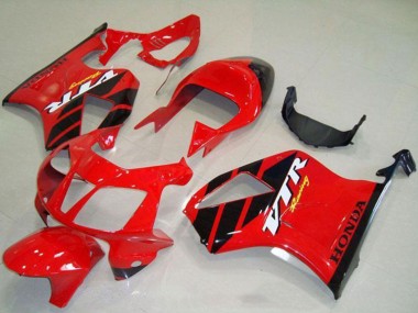 Carenagens Moto Honda VTR1000 2000-2006 - Vermelho Preto Listra