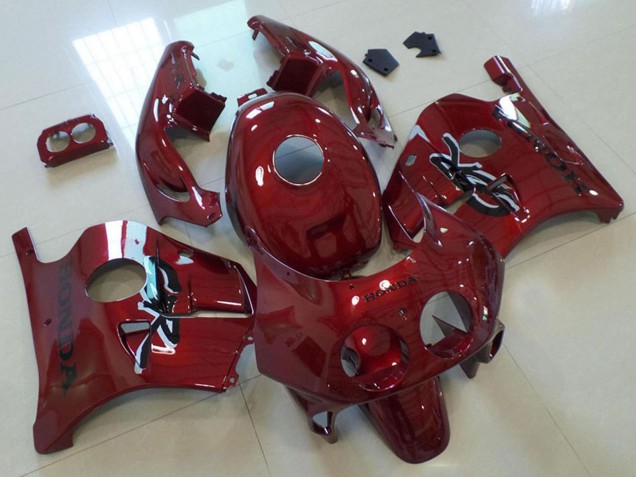 Carenagens Moto Honda CBR250RR MC22 1990-1998 - Vermelho Castanho