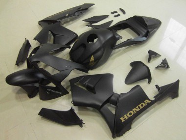Carenagens Moto Honda CBR600RR 2003-2004 - Preto Fosco Ouro Decal