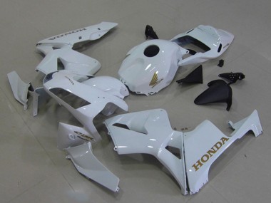 Carenagens Moto Honda CBR600RR 2003-2004 - Branco Ouro Decalques