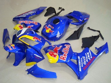 Carenagens Moto Honda CBR600RR 2005-2006 - Azul Amarelo Red Bull