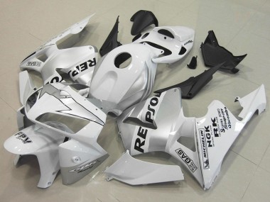 Carenagens Moto Honda CBR600RR 2005-2006 - Branco Prata Preto Repsol