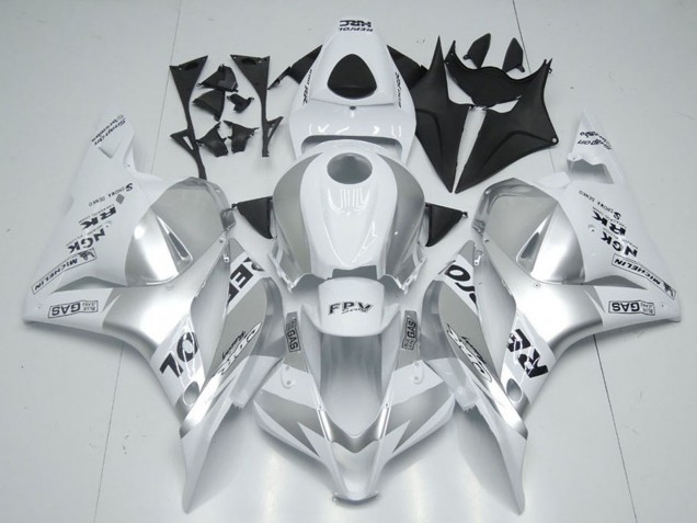 Carenagens Moto Honda CBR600RR 2009-2012 - Branco Prata Preto Repsol