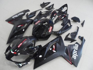 Carenagens Moto Aprilia RS125 2006-2011 - Preto Brilhante Preto Fosco