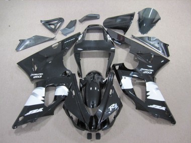 Carenagens Moto Yamaha YZF R1 1998-1999 - Preto Brilhante Branco
