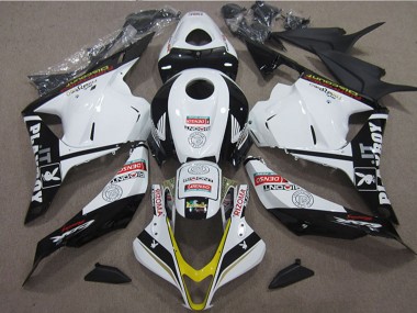 Carenagens Moto Honda CBR600RR 2009-2012 - Branco Amarelo Preto Brilhante Rizoma Playboy