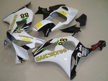 Carenagens Moto Honda CBR900RR 954 2002-2003 - Branco Amarelo Preto Brilhante Hannspree 88