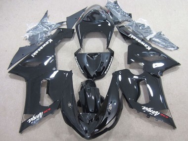 Carenagem Moto Kawasaki ZX6R 2005-2006 - Preto Brilhante