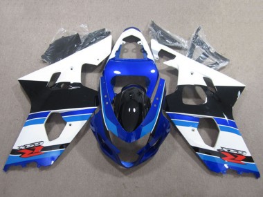 Carenagens Moto Suzuki GSXR 600 2004-2005 - Branco Azul Preto Vermelho