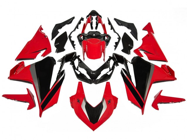 Carenagens Moto Honda CBR500R 2022-2023 - Vermelho Cinzento Preto