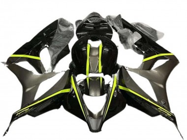 Carenagens Moto Honda CBR600RR 2007-2008 - Preto Brilhante Alta Visibilidade Amarelo