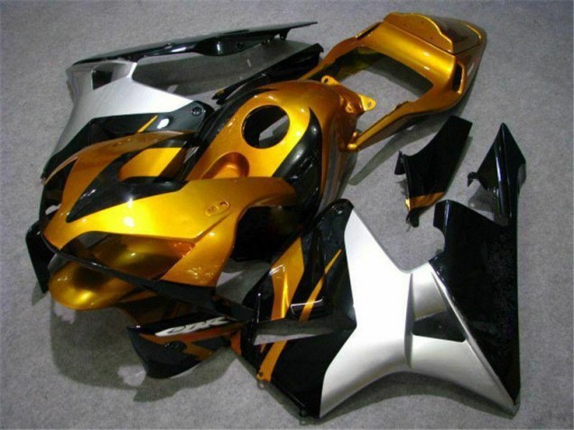 Ouro Prata Preto Carenagem Moto CBR 600RR 03-04