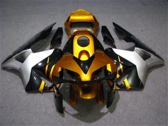 Ouro Prata Preto Carenagem Moto CBR 600RR 03-04
