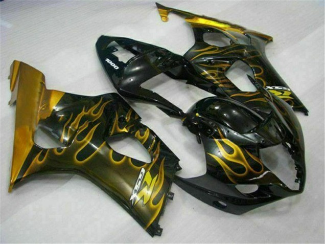 Ouro Preto Carenagem Moto GSXR 1000 K3 03-04 Ouro Preto Carenagem Moto GSXR 1000 K3 03-04