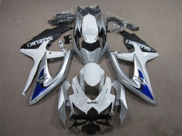 Prata Azul Branco Carenagem Moto GSXR 600 K8 08-10