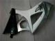 Prata Branco Carenagem Moto GSXR 1000 K7 07-08 Prata Branco Carenagem Moto GSXR 1000 K7 07-08