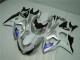 Prata Branco Carenagem Moto GSXR 1000 K9 09-16 Prata Branco Carenagem Moto GSXR 1000 K9 09-16