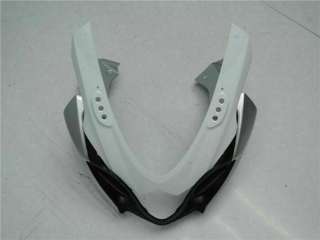Prata Branco Carenagem Moto GSXR 1000 K9 09-16 Prata Branco Carenagem Moto GSXR 1000 K9 09-16
