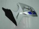 Prata Branco Carenagem Moto GSXR 1000 K9 09-16 Prata Branco Carenagem Moto GSXR 1000 K9 09-16
