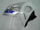 Prata Branco Carenagem Moto GSXR 1000 K9 09-16 Prata Branco Carenagem Moto GSXR 1000 K9 09-16
