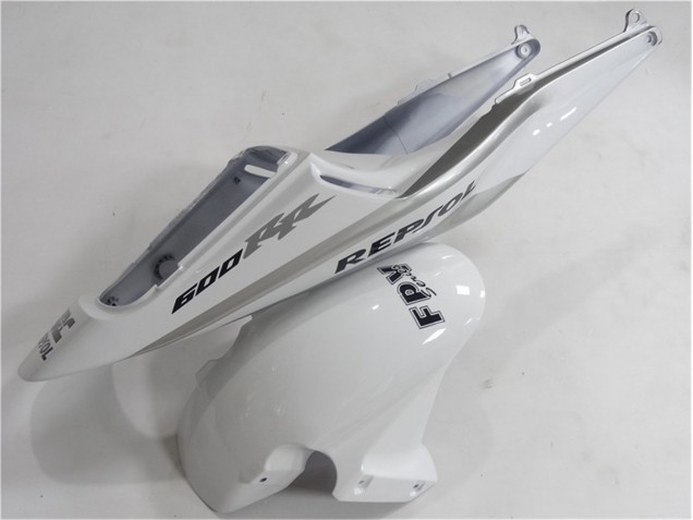 Prata Branco Preto Repsol Carenagem Moto CBR 600RR 03-04 Prata Branco Preto Repsol Carenagem Moto CBR 600RR 03-04