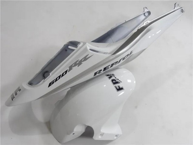 Prata Branco Preto Repsol Carenagem Moto CBR 600RR 05-06