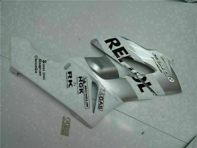 Prata Branco Repsol Carroçaria Moto CBR 1000RR 04-05 Prata Branco Repsol Carroçaria Moto CBR 1000RR 04-05