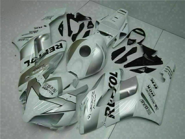 Prata Branco Repsol Carroçaria Moto CBR 1000RR 04-05 Prata Branco Repsol Carroçaria Moto CBR 1000RR 04-05