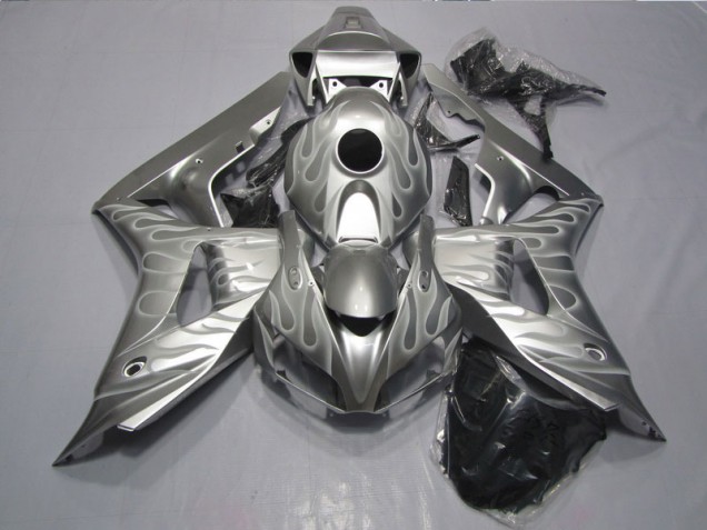 Prata Chama Carenagem Moto CBR 1000RR 06-07