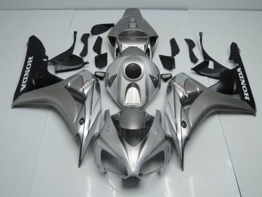 Prata Cinzento Carenagem Moto CBR 1000RR 06-07
