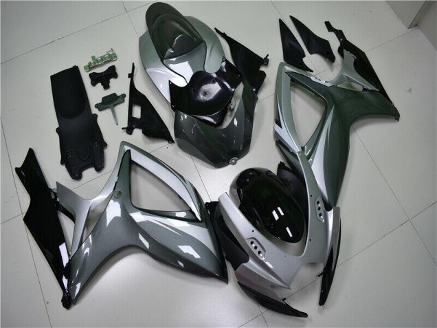 Prata Cinzento Carroçaria Moto GSXR 600 / 750 K6 06-07 Prata Cinzento Carroçaria Moto GSXR 600 / 750 K6 06-07