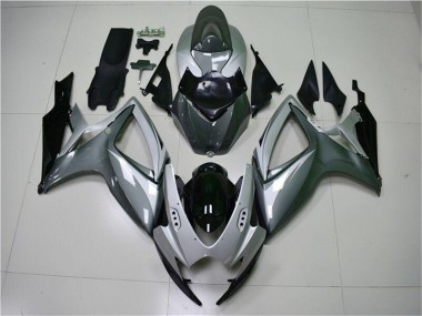 Prata Cinzento Carroçaria Moto GSXR 600 / 750 K6 06-07