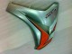 Prata Laranja Carenagem Moto CBR 1000RR 08-11 Prata Laranja Carenagem Moto CBR 1000RR 08-11
