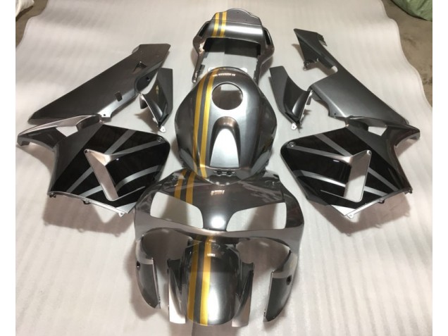 Prata Ouro Preto Carenagem Moto CBR 600RR 03-04