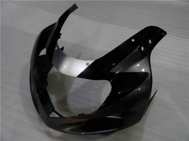 Prata Preto Carenagem Moto GSXR 1000 K1 00-02 Prata Preto Carenagem Moto GSXR 1000 K1 00-02