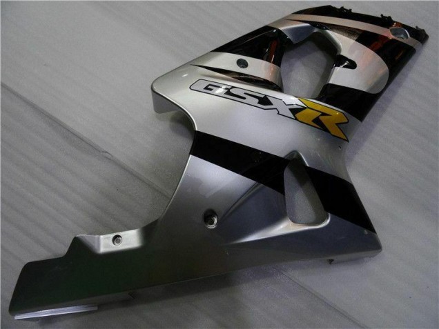 Prata Preto Carenagem Moto GSXR 1000 K1 00-02 Prata Preto Carenagem Moto GSXR 1000 K1 00-02