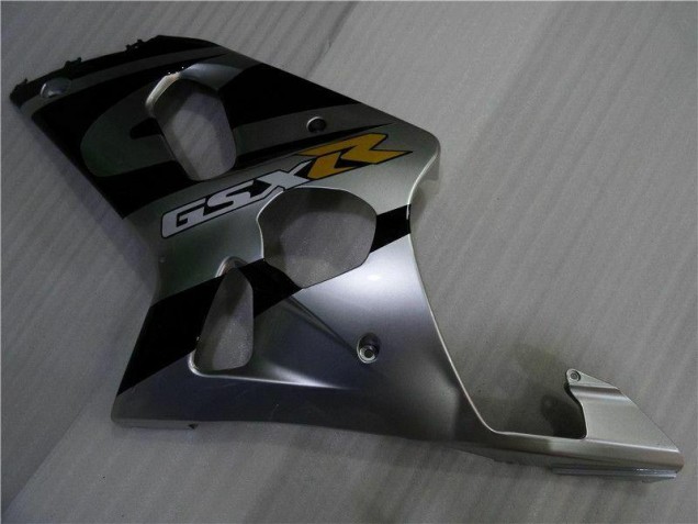 Prata Preto Carenagem Moto GSXR 1000 K1 00-02 Prata Preto Carenagem Moto GSXR 1000 K1 00-02
