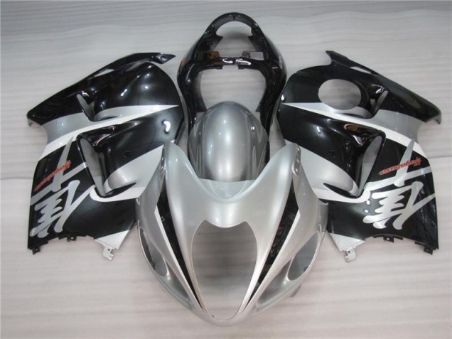 Prata Preto Carenagem Moto GSXR 1300 Hayabusa 96-07
