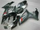 Prata Preto Carenagem Moto GSXR 600 / 750 K6 06-07 Prata Preto Carenagem Moto GSXR 600 / 750 K6 06-07
