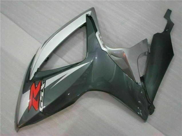 Prata Preto Carenagem Moto GSXR 600 / 750 K6 06-07 Prata Preto Carenagem Moto GSXR 600 / 750 K6 06-07