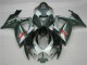 Prata Preto Carenagem Moto GSXR 600 / 750 K6 06-07 Prata Preto Carenagem Moto GSXR 600 / 750 K6 06-07