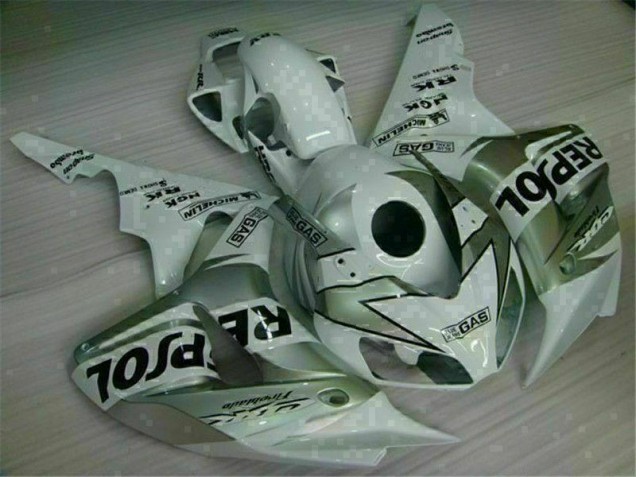 Prata Repsol Carenagem Moto & Plástico Moto CBR 1000RR 04-05 Prata Repsol Carenagem Moto & Plástico Moto CBR 1000RR 04-05