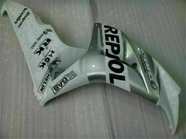 Prata Repsol Carenagem Moto & Plástico Moto CBR 1000RR 04-05 Prata Repsol Carenagem Moto & Plástico Moto CBR 1000RR 04-05