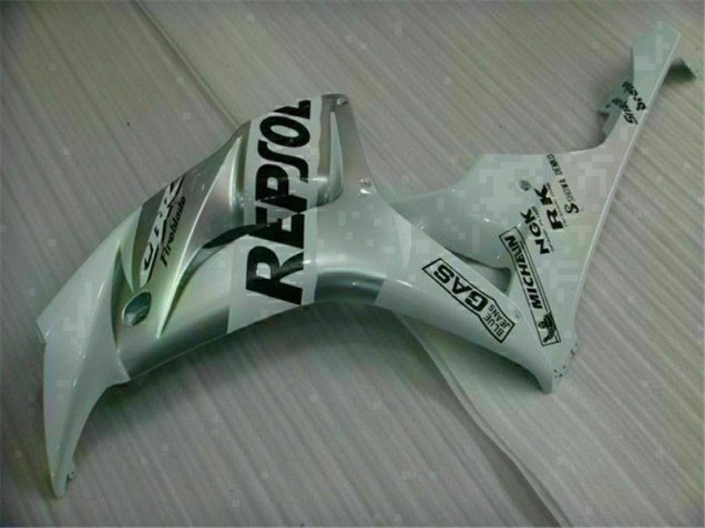 Prata Repsol Carenagem Moto & Plástico Moto CBR 1000RR 04-05 Prata Repsol Carenagem Moto & Plástico Moto CBR 1000RR 04-05