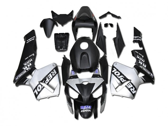Prata Repsol Preto Carenagem Moto CBR 600RR 05-06