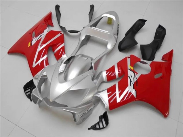 Prata Vermelho Carenagem Moto CBR 600 F4i 01-03 Prata Vermelho Carenagem Moto CBR 600 F4i 01-03